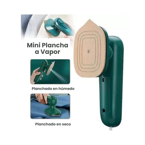MINI PLANCHA A VAPOR PORTÁTIL - Planchado rápido sin esfuerzo - Luce tu Estilo Impecable Estés donde Estés