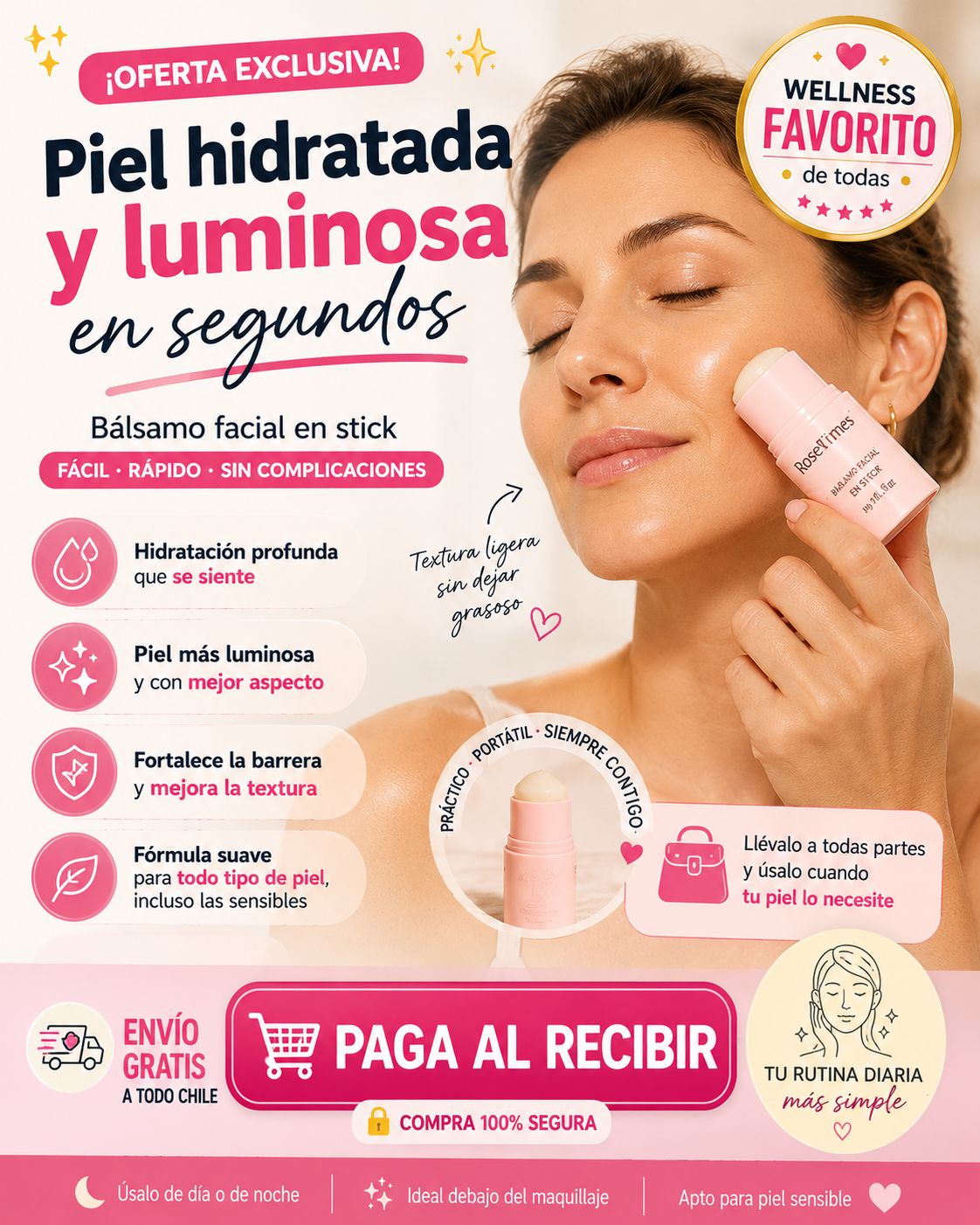 ✨ LumiDerm Stick - Piel luminosa todos los días