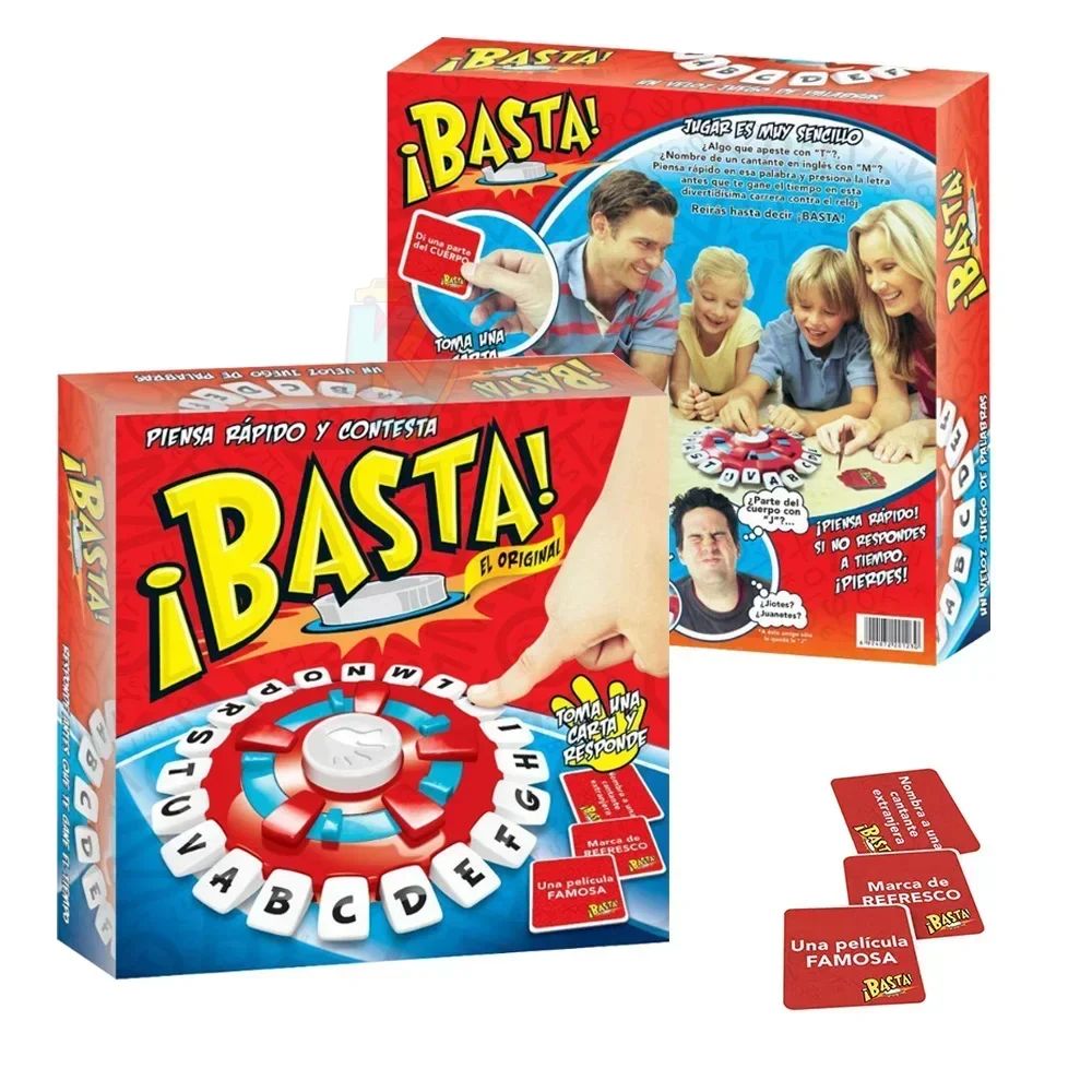 🎯Juego BASTA Original - Activa tu Mente  Jugando en Familia y con Amistades 🧠👨‍👩‍👧‍👦