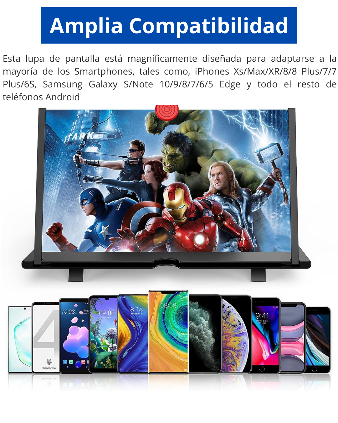 AMPLIFICADOR DE PANTALLA MÓVIL - Visualiza con claridad al instante!