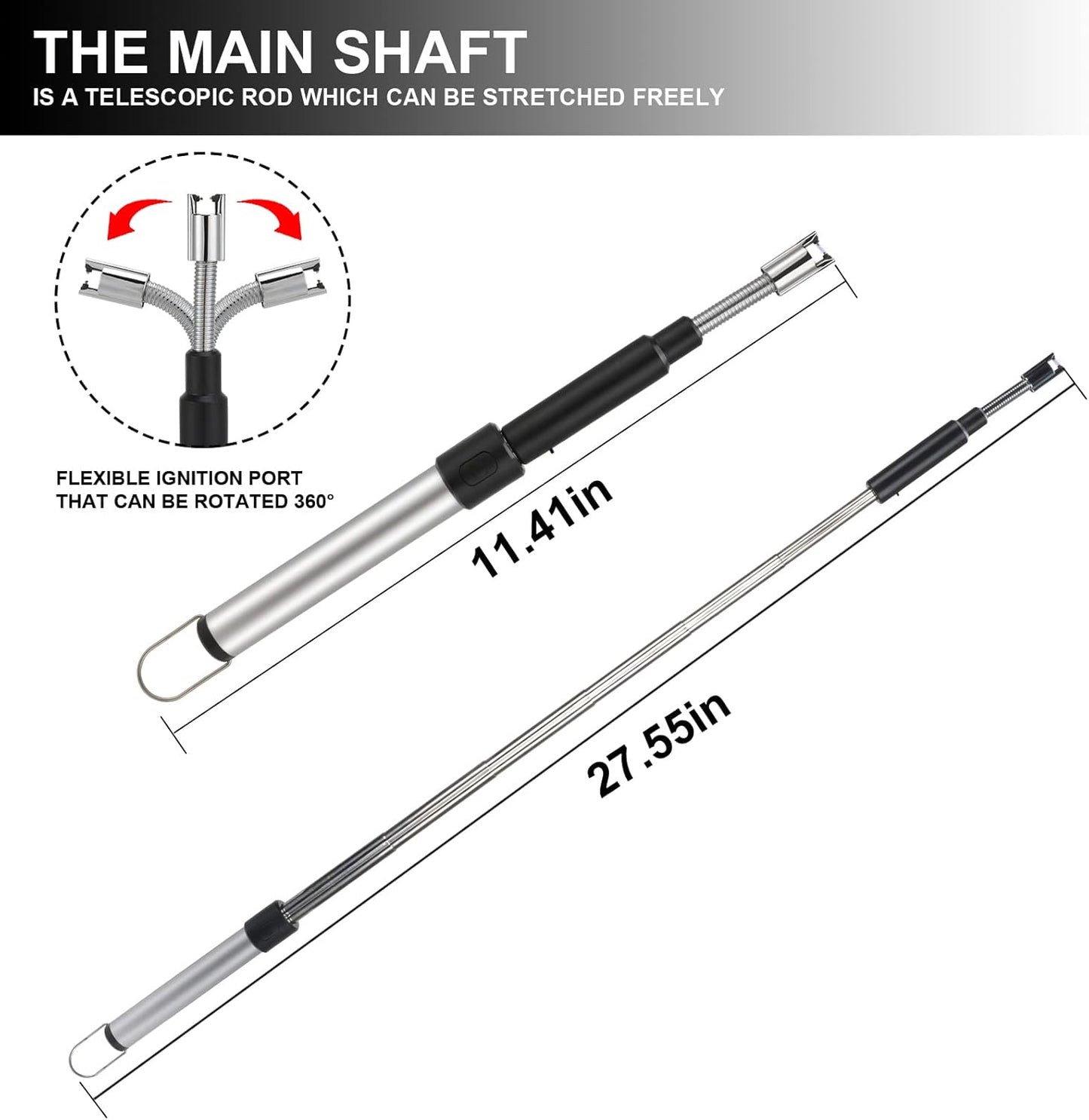 ENCENDEDOR ELÉCTRICO ANTIVIENTO - Enciende sin llama ni gas - Protege tu hogar y el medio ambiente