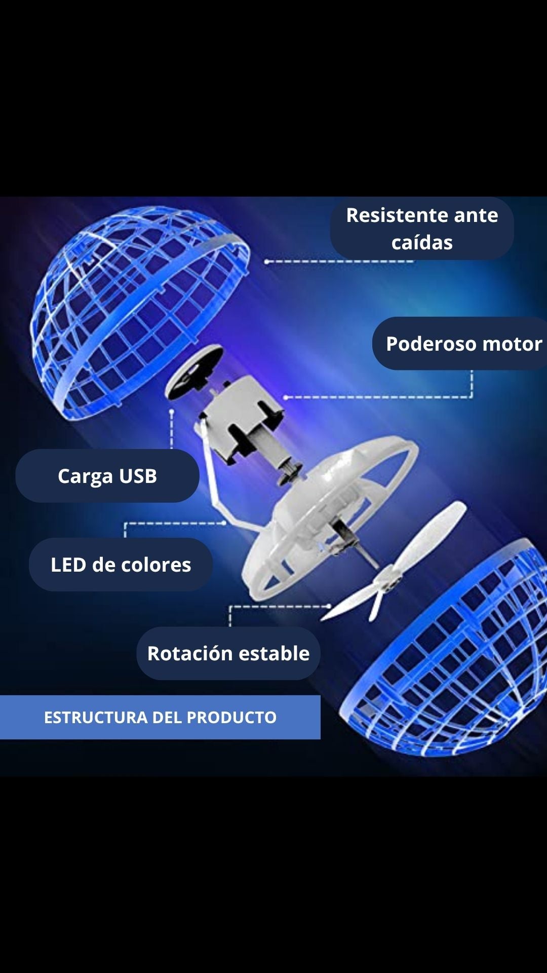 BOLA VOLADORA LED