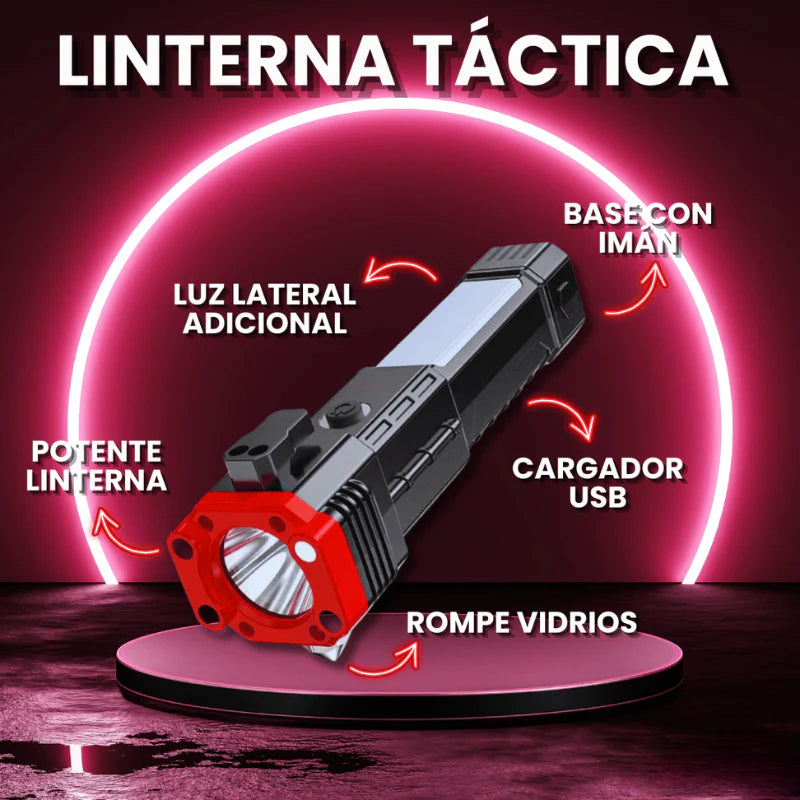 Linterna 4 en 1 "SafeNight Pro" - Más que una Linterna, una Herramienta confiable ante emergencias