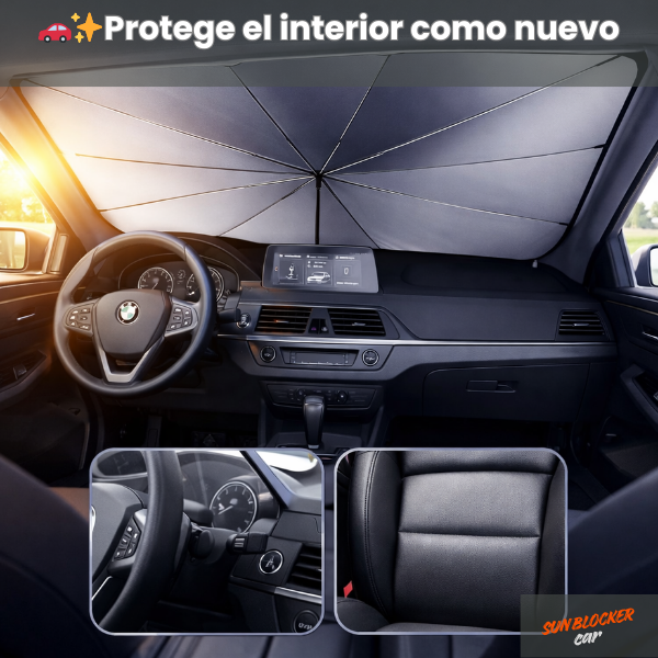 Parasol Frontal de Vehículos ☀️🛡️ SunBlocker Car ❄️🚗 - Tu auto siempre fresco