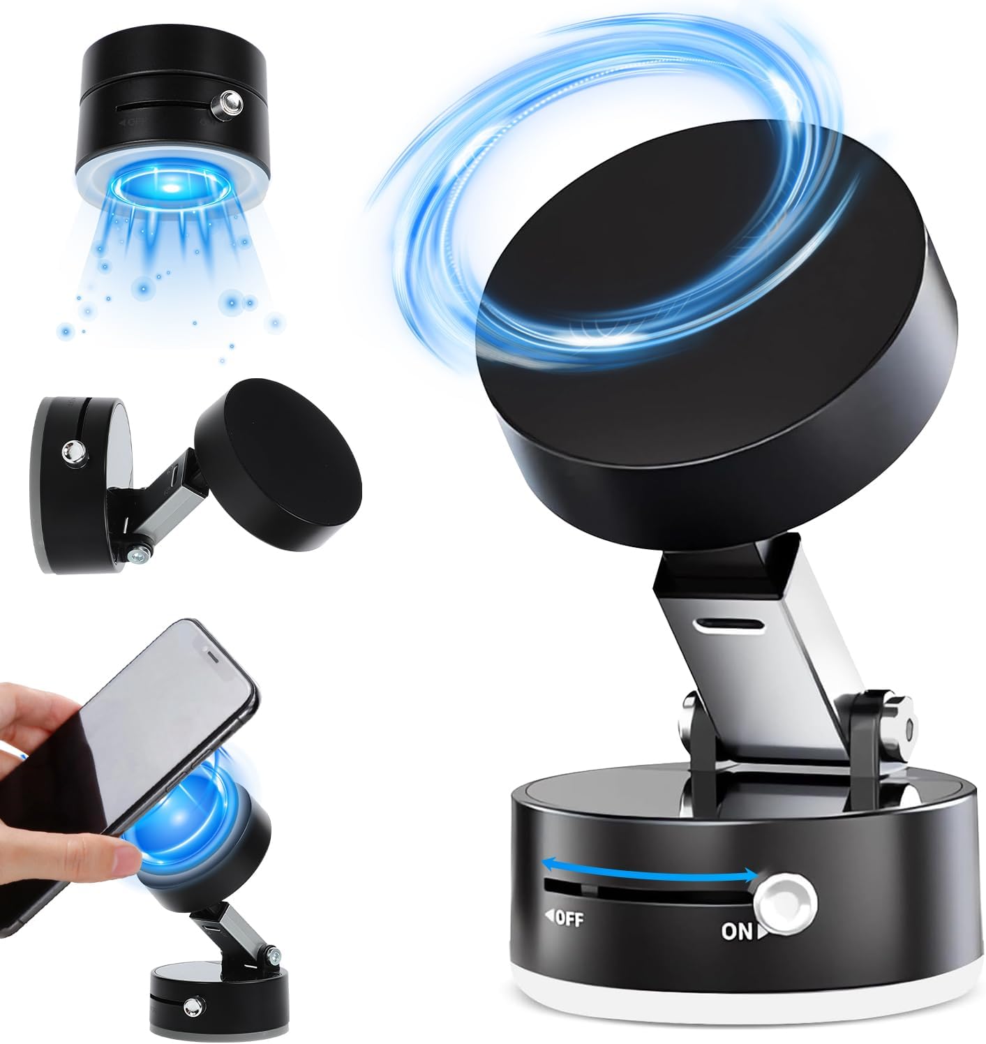 Soporte Magnético MAGLOCK 360 - Manos libres en cualquier superficie lisa