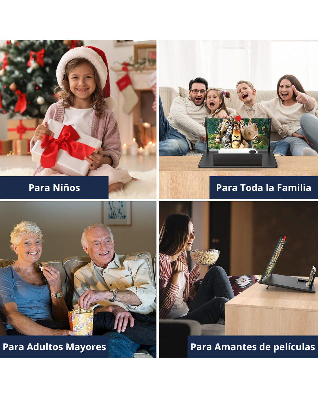 AMPLIFICADOR DE PANTALLA MÓVIL - Visualiza con claridad al instante!